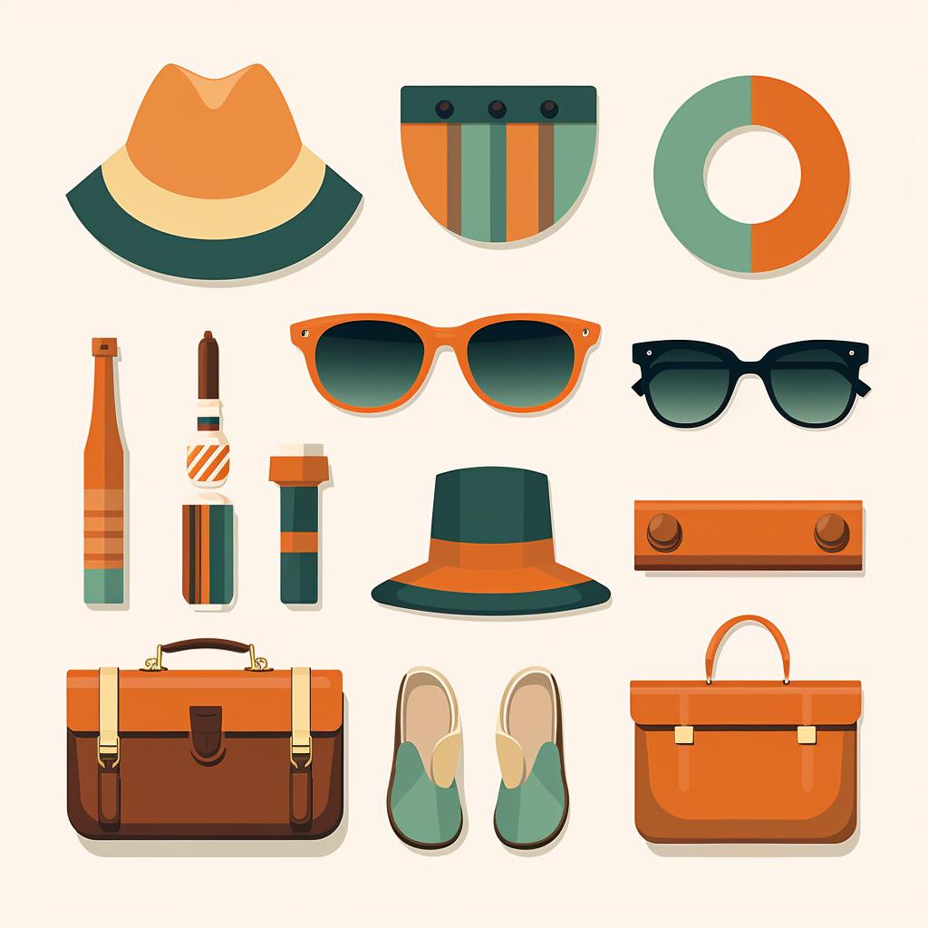 70s-style accessories